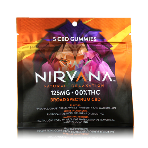 Nirvana CBD Gummies - 5 Pack