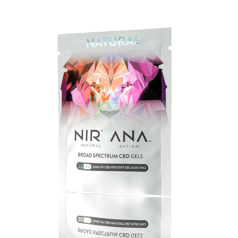 Nirvana CBD Natural Softgels - 2 Pack