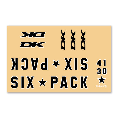 DK 2021 Six Pack Sticker Kit